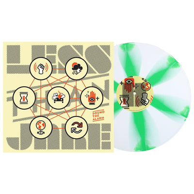 Sound The Alarm - White/Green Pinwheel LP
