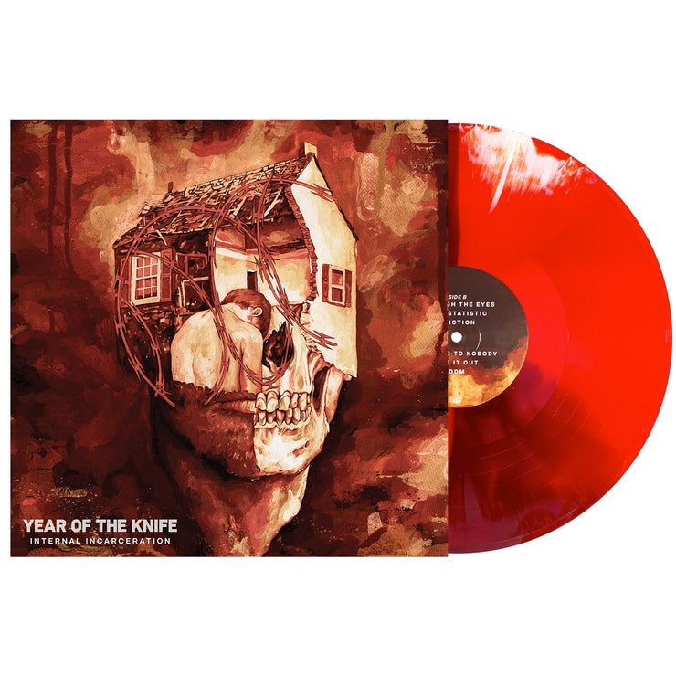 Internal Incarceration Blood Red W/ Oxblood And Bone Twist
