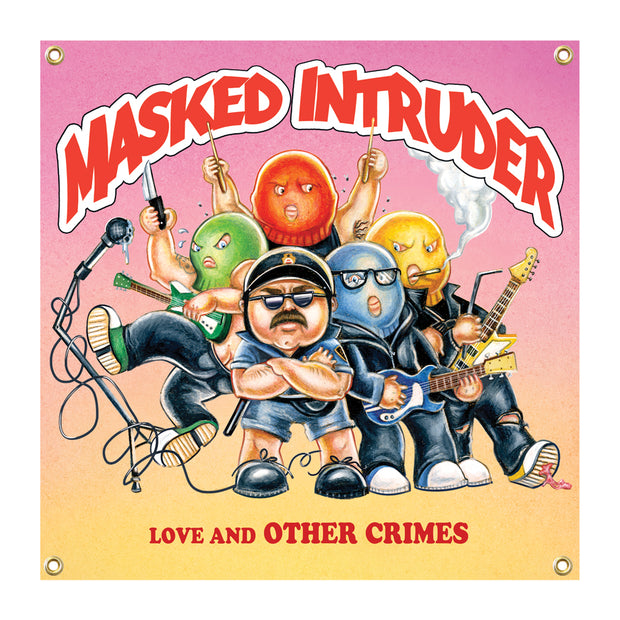 Love And Other Crimes 40x40 Flag
