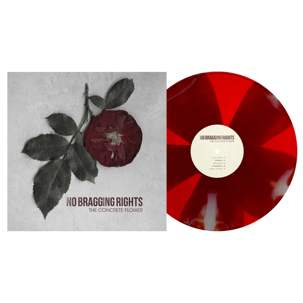 The Concrete Flower - Red & Grey Pinwheel LP