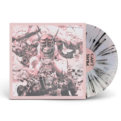 Foreign Language - Clear w/ Baby Pink and Black Splatter LP