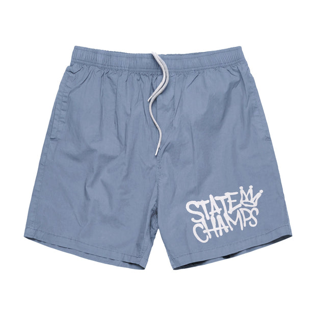 Spray Paint Logo Carolina Blue Beach - Shorts