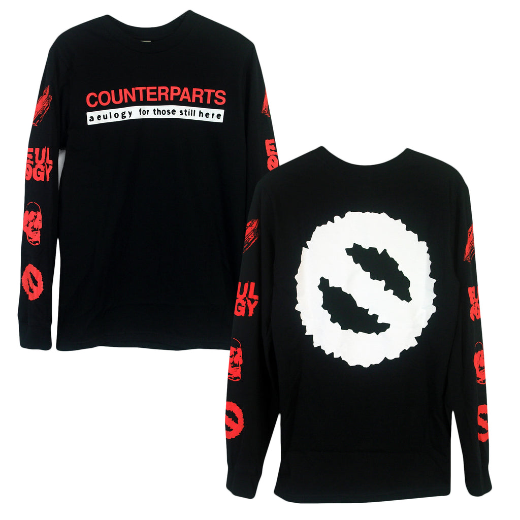 【YOURNUS】After Bag Lettering Long Sleeve AEulogyForThoseStillHereBlack-