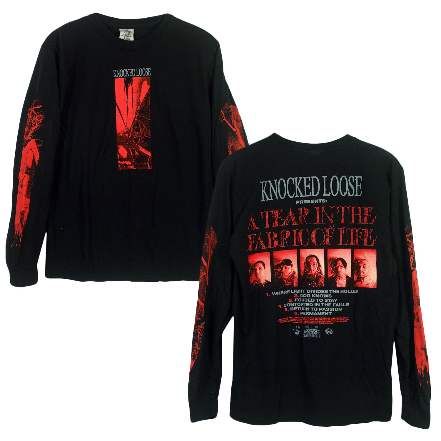 A Tear In The Fabric Of Life Black - Long Sleeve – Pure Noise Records