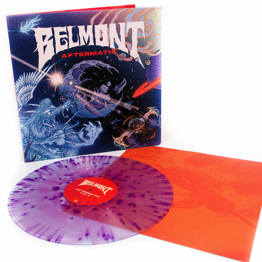 Aftermath - Violet In Clear W/ Neon Violet Splatter LP