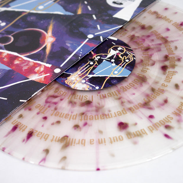 Better Ash Than Dust - Clear w/ Purple & Gold Splatter LP