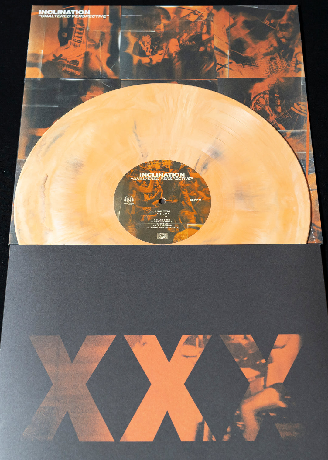 Unaltered Perspective - Halloween Orange, Black & White Galaxy LP