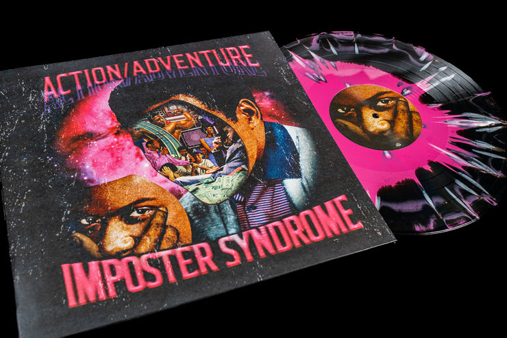 Imposter Syndrome - Hot Pink & Black Aside/Bside W/ White Splatter LP