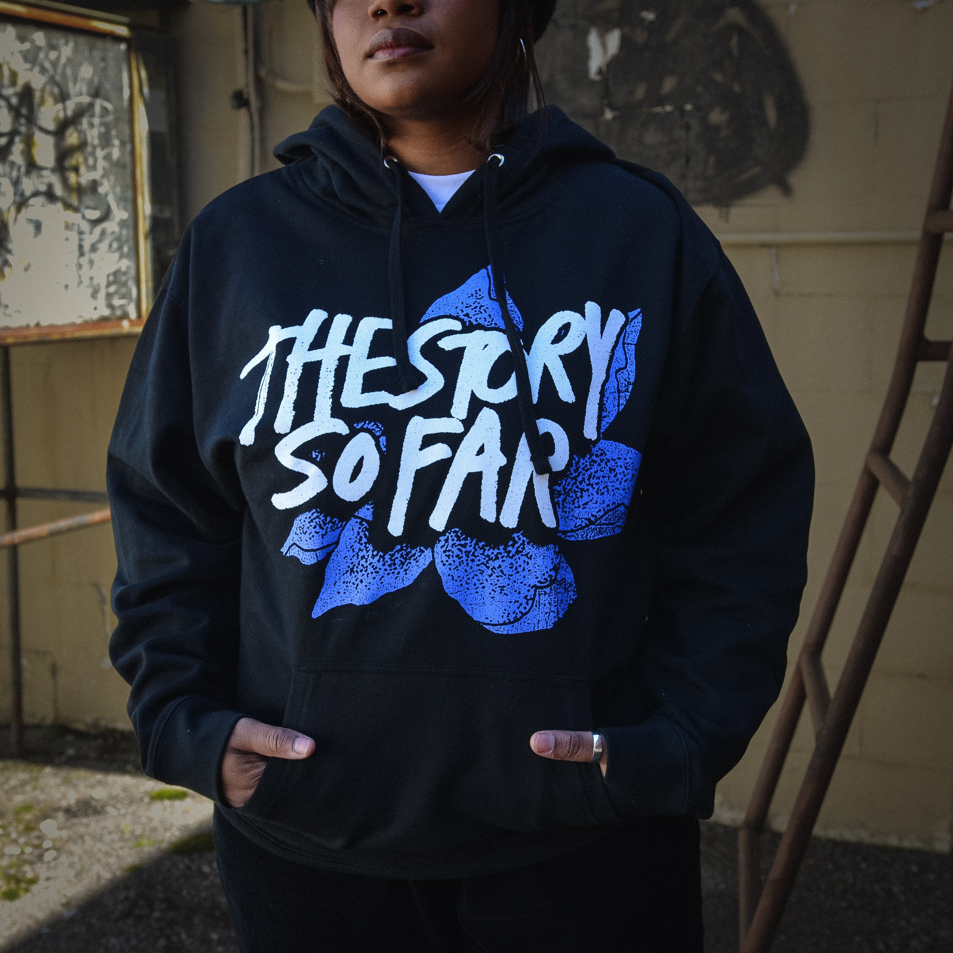 SEE SEE FONT LOGO HOODIE BLACK XL 【公式通販】