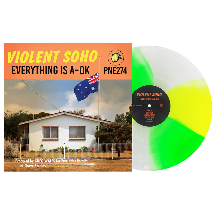 Everything Is A-OK - Yellow-Green Twist LP