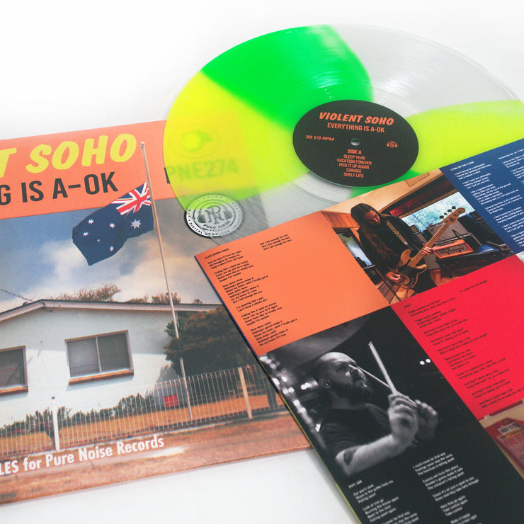 Everything Is A-OK - Yellow-Green Twist LP