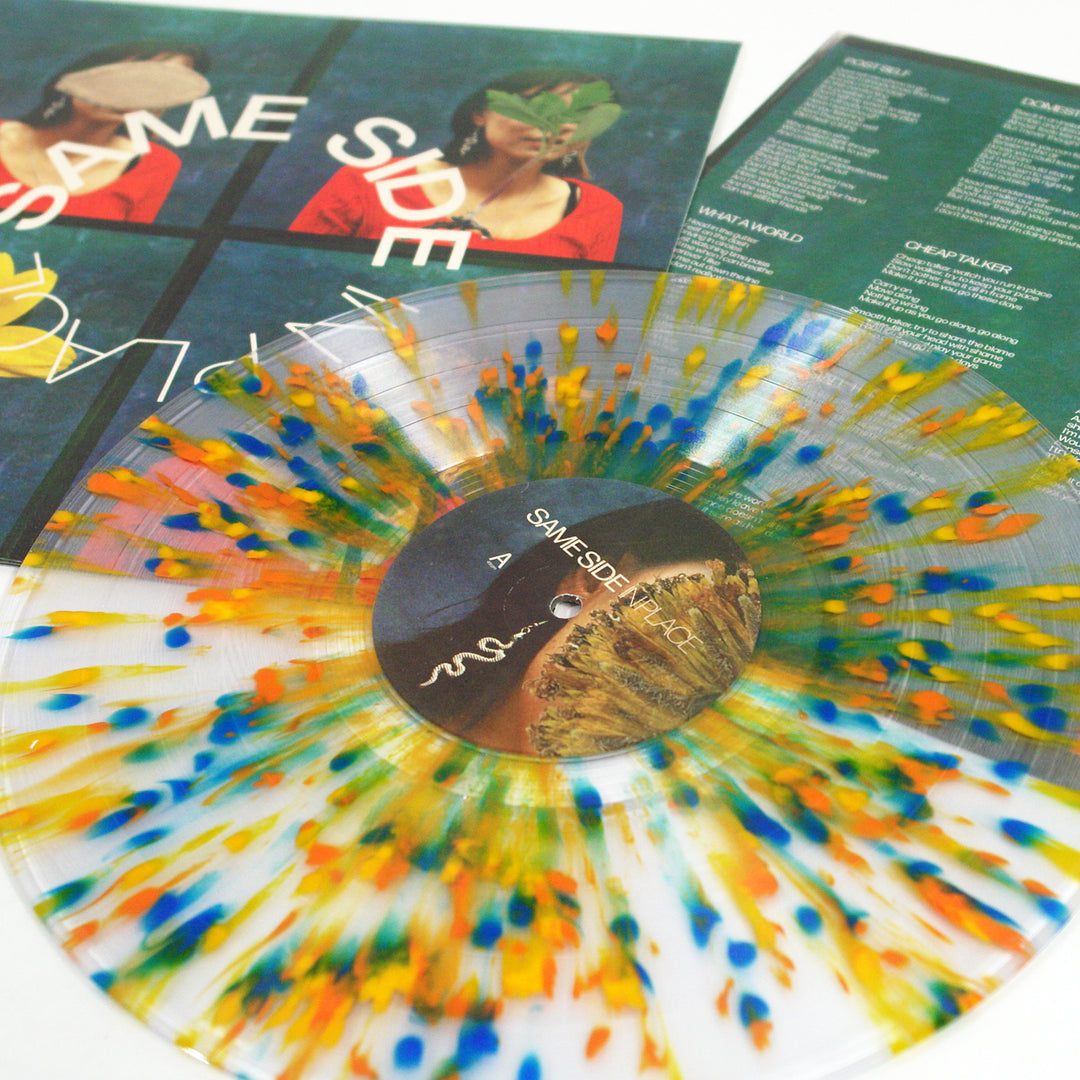 In Place - Clear W/ Heavy Blue, Yellow & Orange Splatter LP