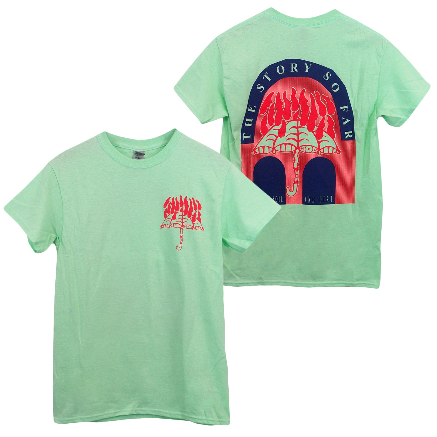 Umbrella Arch Mint Green - Tee – Pure Noise Records