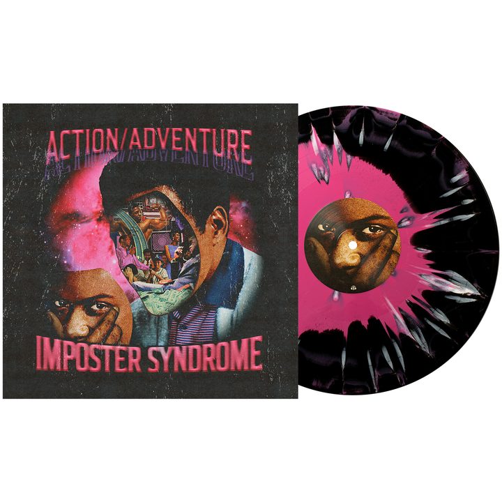 Imposter Syndrome - Hot Pink & Black Aside/Bside W/ White Splatter LP