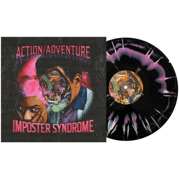 Imposter Syndrome - Hot Pink & Black Aside/Bside W/ White Splatter LP