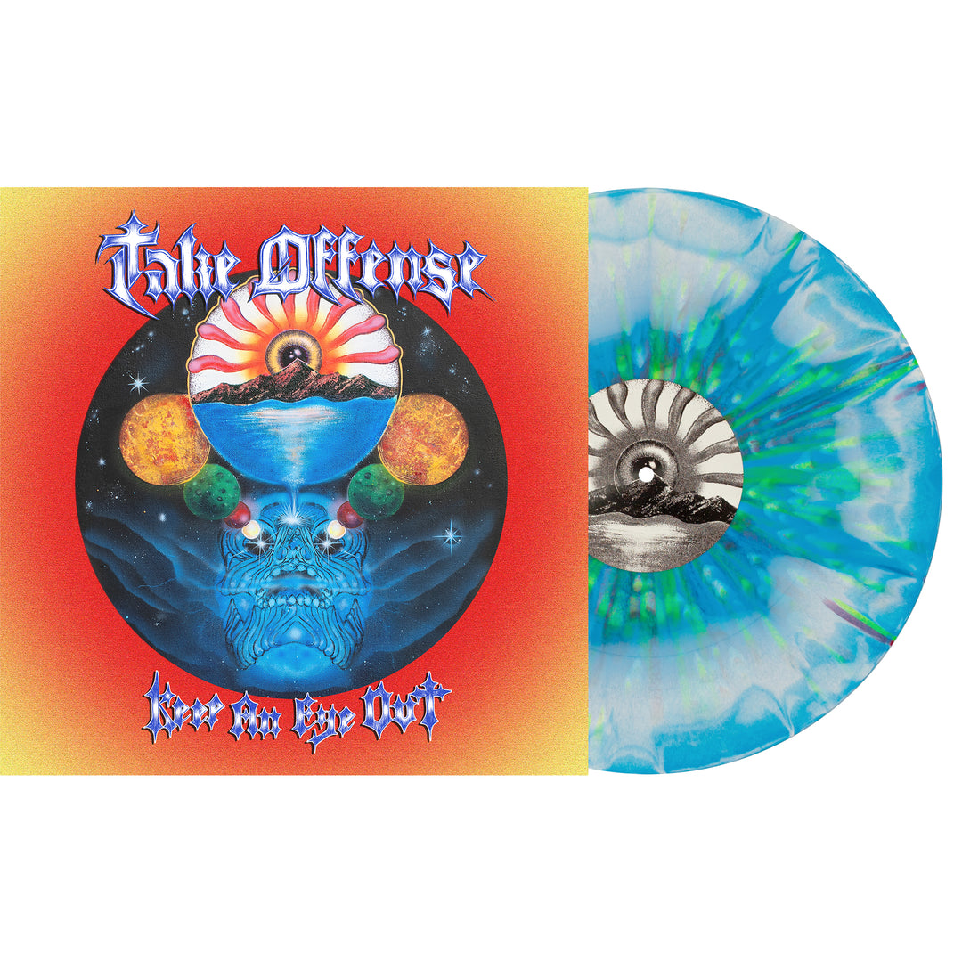 Keep An Eye Out - White &amp; Cyan Blue Aside / Bside w/ Heavy Neon Yellow and Red(ish) Splatter&nbsp;Vinyl LP