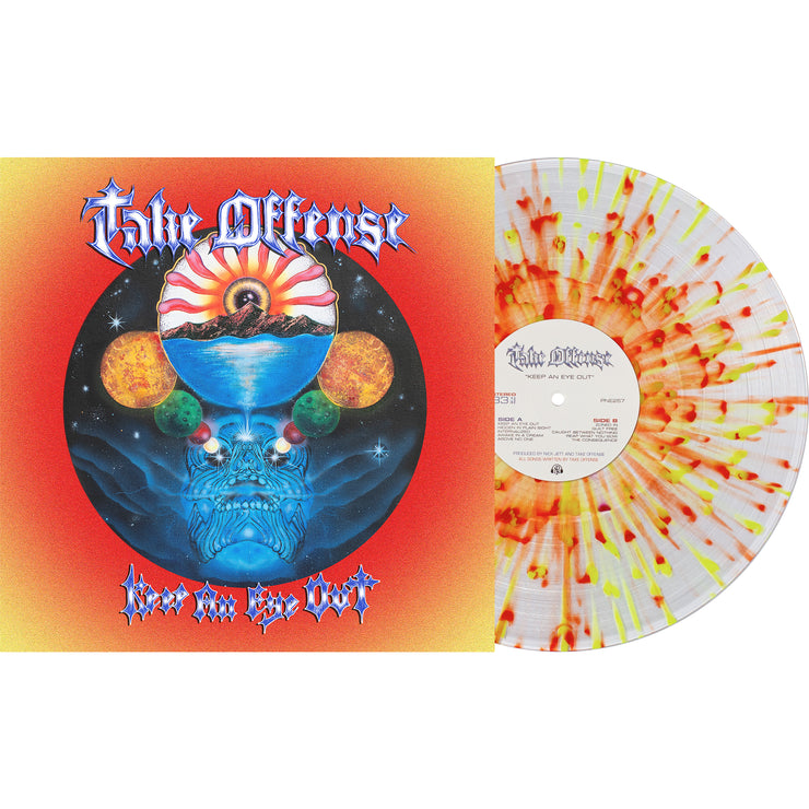 Keep An Eye Out - Clear w/ Heavy Blood Red & Yellow Splatter LP