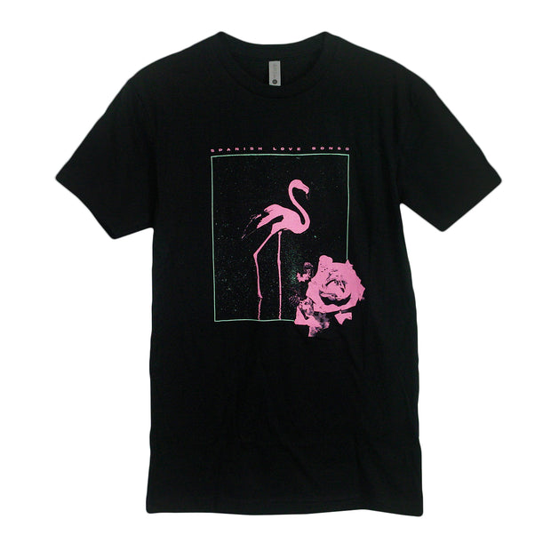 Pink Flamingo Black - Tee