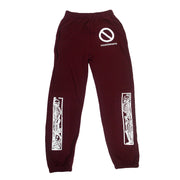 Skeleton Maroon - Sweatpants