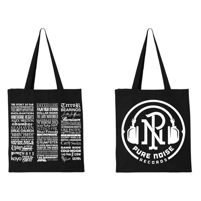 Pure Noise Roster Black - Tote Bag