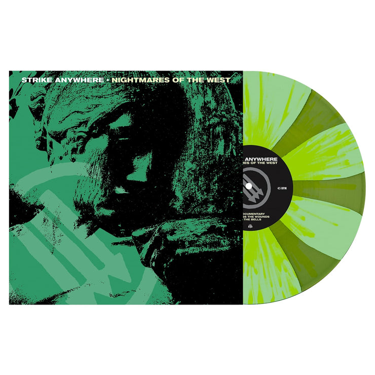 Nightmares Of The West Doublemint & Swamp Green Pinwheel W/ Splatter
