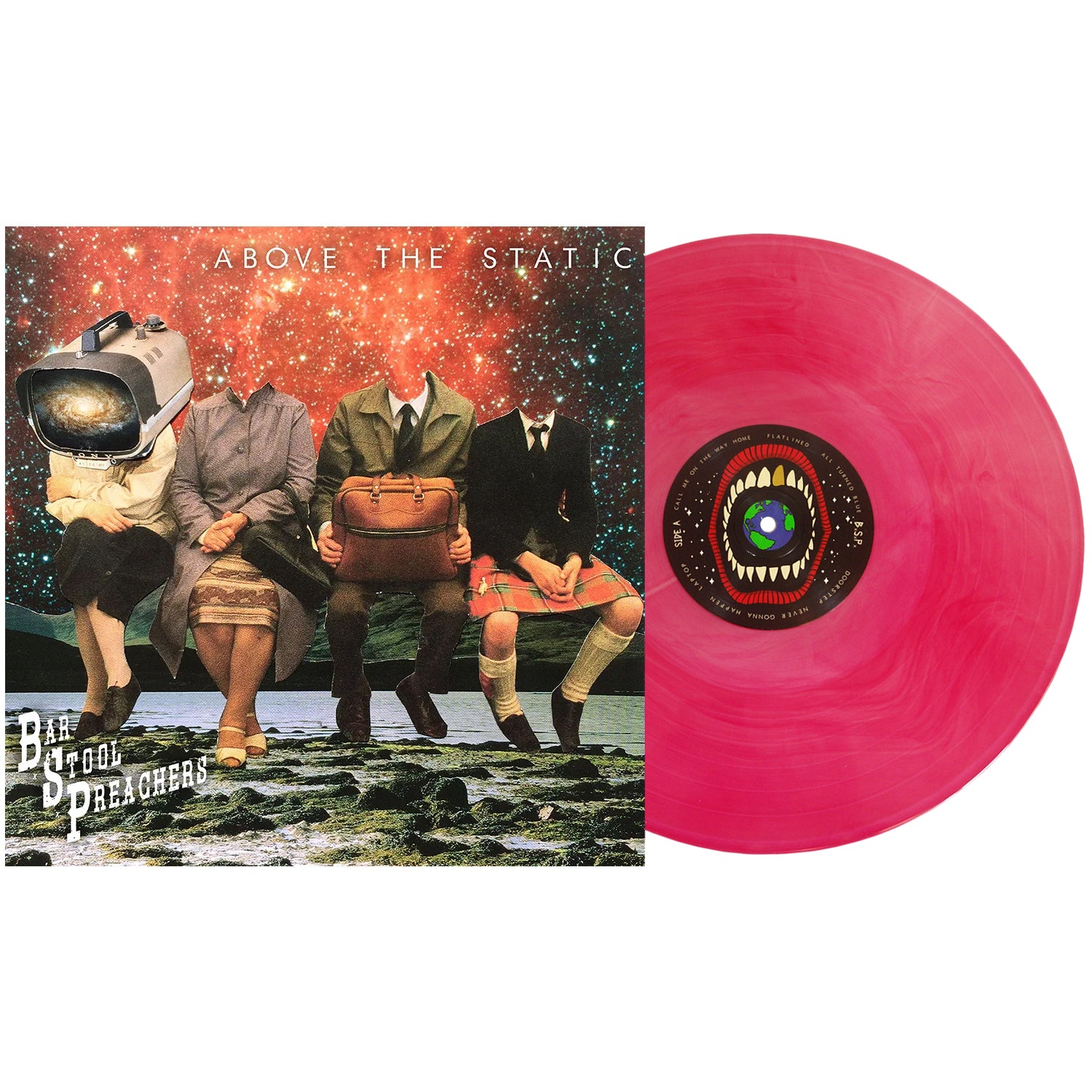 Above The Static - Beer & Red Galaxy LP – Pure Noise Records