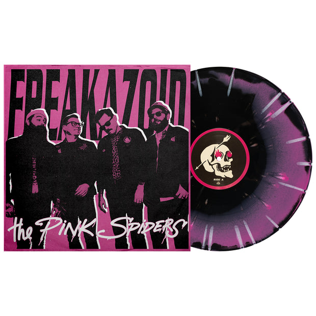 Freakazoid - Black & Hot Pink Aside/Bside W/ White Splatter LP