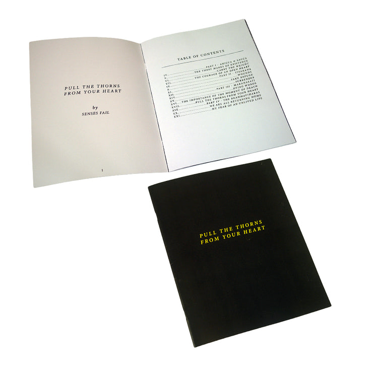 Pull The Thorns - Lyric Book