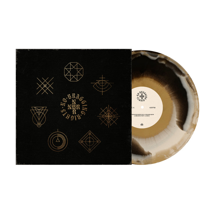No Bragging Rights - Black, Gold, & Bone Aside/Bside LP