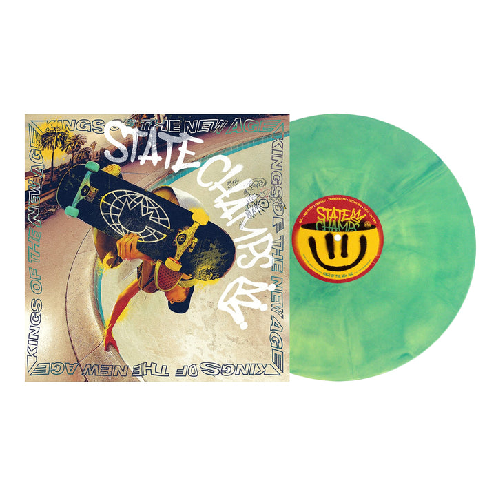 Kings Of The New Age - Easter Yellow/Green Galaxy LP