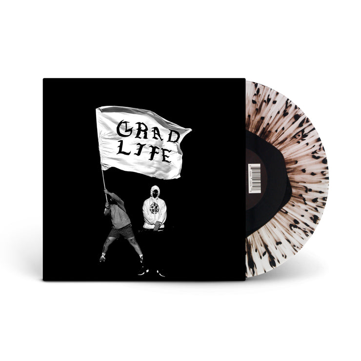 Grad Life - Black Inside Ultra Clear w/ Heavy Black Splatter LP