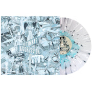 Ultimate Aggression - Electric Blue In Clear W/ White & Silver Splatter LP